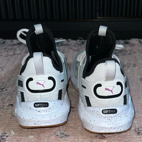 Puma Gray and Black Athletic Shoes - Picture 4 of 5